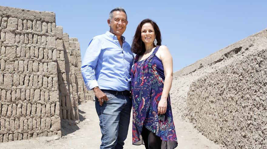 Marianela Castro de la Borda y Javier Lizarzaburu. (Foto: Nancy Chappell/ El Comercio)
