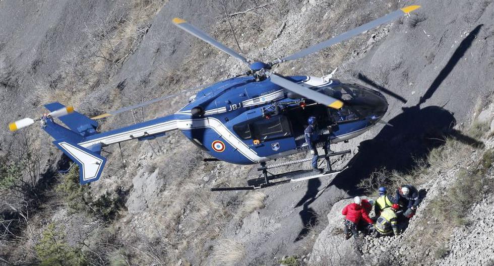 Trabajadores de rescate en el lugar del accidente del Airbus 320 de Germanwings. (Foto: EFE)
