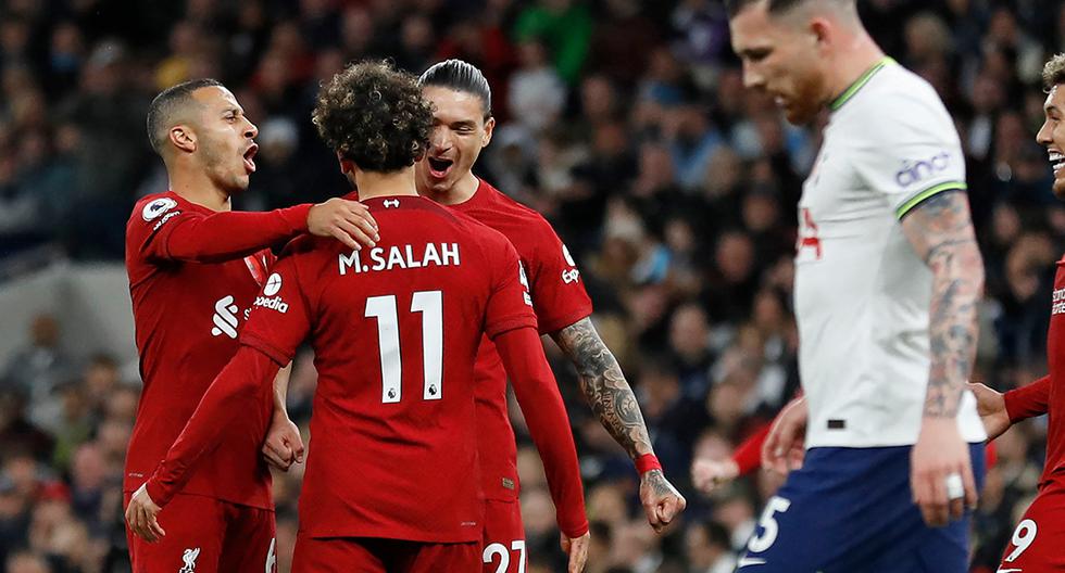 Liverpool derrota 2-1 Tottenham con doblete de Mohamed Salah por la Premier League. Foto: AFP