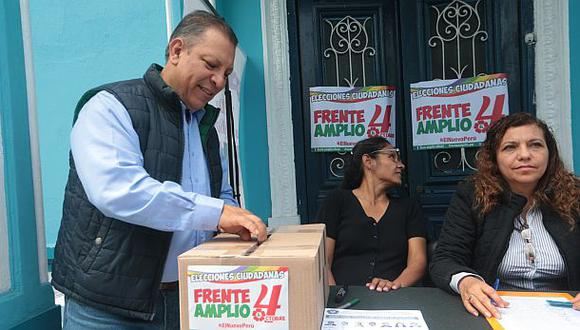 Arana negó pugnas con Verónika Mendoza en elecciones internas