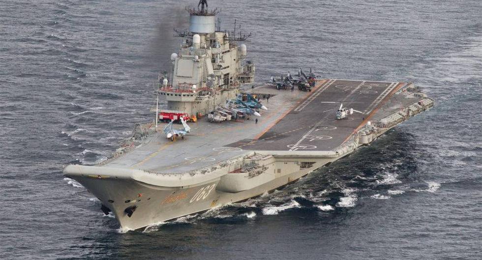 Almirante Kuznetsov. (Foto: EFE)