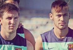 Neymar entrenó por primera vez con Barcelona 