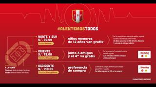 Selección peruana: precios para duelo ante Trinidad y Tobago