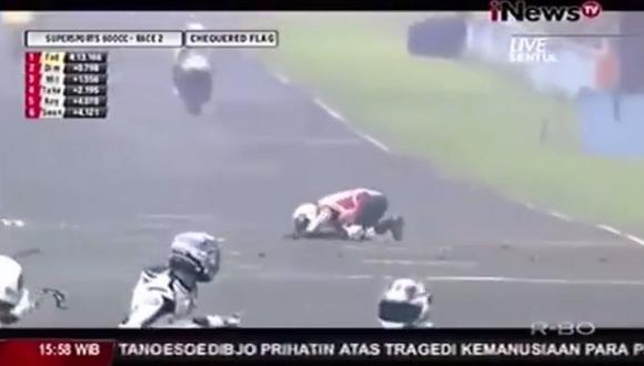 YouTube: Escalofriante accidente en el Asia Road Racing