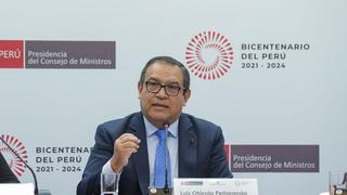 Alberto Otárola tras destitución de subprefectos: “Los peruanos necesitan autoridades y funcionarios idóneos”