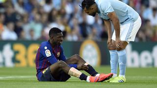 Barcelona vs. Liverpool: mira la lesión deDembélé que lo dejaría fuera del duelo de Champions | VIDEO