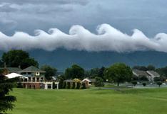 Las nubes con insólita forma que dejaron atónitos a los residentes de una ciudad de EEUU