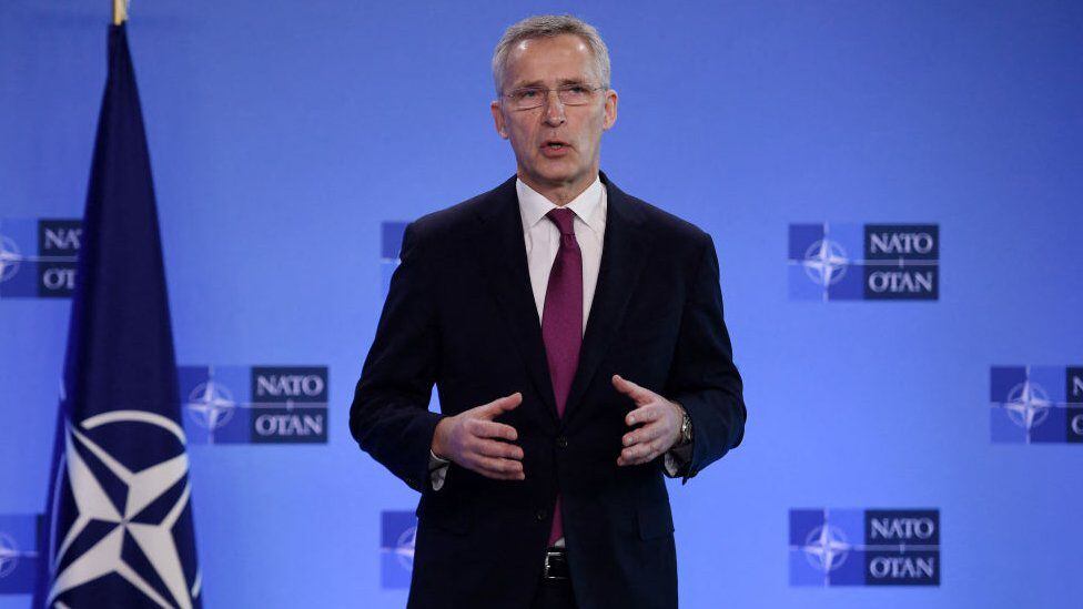 Stoltenberg is at the head of NATO.  (AFP)