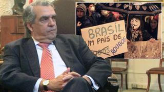 Embajador de Brasil atribuyó las protestas masivas a “los dolores del crecimiento”