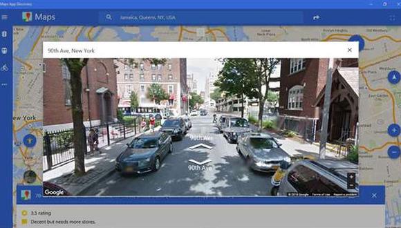 Esta aplicación te permite usar Google Maps en Windows 10