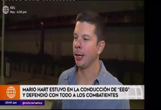 EEG: Mario Hart regresó al reality para defender a los combatientes