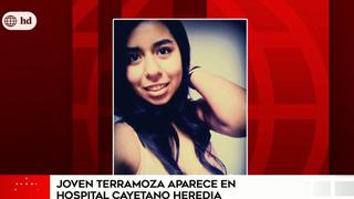 Joven terramoza fue hallada grave en hospital Cayetano Heredia