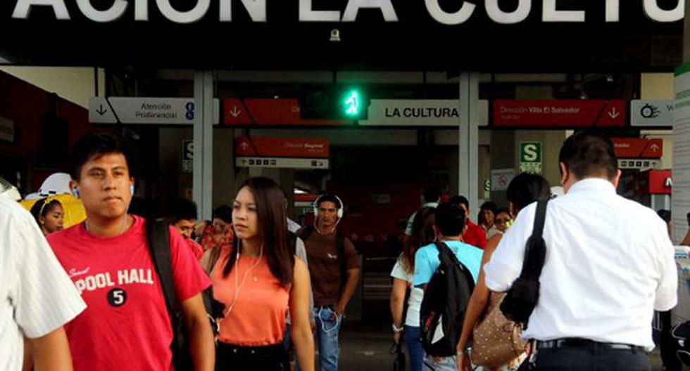En noviembre se cerrará la estación de La Cultura de la Línea 1 del Metro de Lima, como una medida preventiva de seguridad ante la realización del APEC. (Foto: Andina)