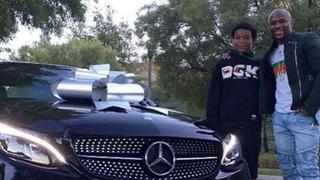 Floyd Mayweather regaló un Mercedes Coupé a su hijo de 16 años