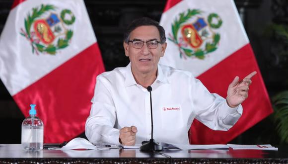 El presidente Martín Vizcarra cuestionó, en conferencia de prensa, que el Congreso busque "desandar lo andado" en cuanto a la paridad y alternancia en los partidos políticos. (Foto: Congreso)