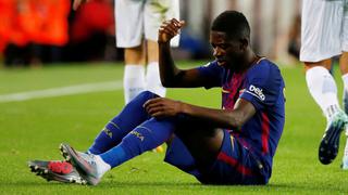 Dembélé tiene hasta cuatro semanas de baja por lesión en el muslo izquierdo