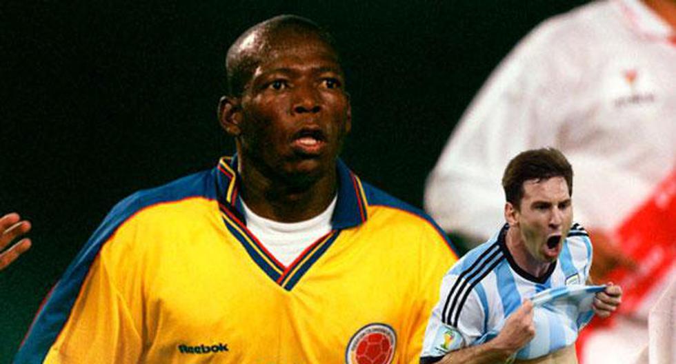 Faustino Asprilla elogia el rendimiento de Messi en la selección argentina | Foto: Edición
