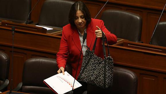 Ministra Midori de Habich será interpelada hoy en el Congreso