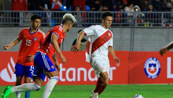 Perú vs. Chile Sub 23: resumen del partido amistoso Iquique. Fuente: @Selecciónperu