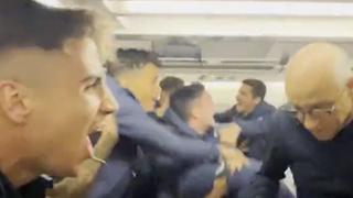 En pleno avión: el efusivo festejo del plantel de Porto tras penal fallado por Atlético | VIDEO