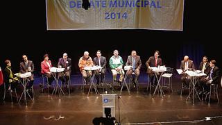 Ausencia de Castañeda y críticas a Villarán marcaron el debate
