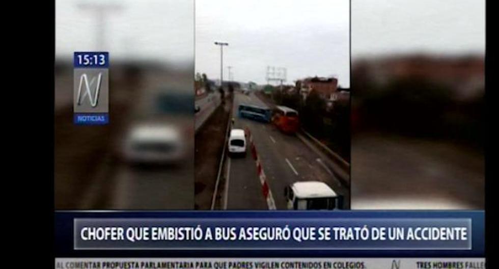 El accidente de tránsito ocurrió el pasado 29 de julio en la Panamericana Sur. (Canal N)