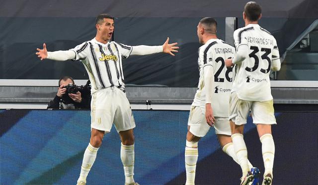 Cristiano Ronaldo anotó un doblete en el triunfo de Juventus sobre Cagliari | Foto: REUTERS