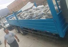Piura: intervienen camión en Ayabaca con 180 sacos de oro 