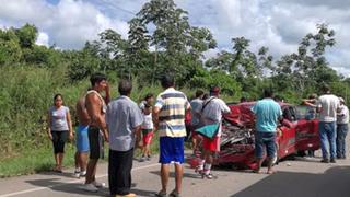 Pucallpa: cinco heridos deja accidente en la carretera Federico Basadre