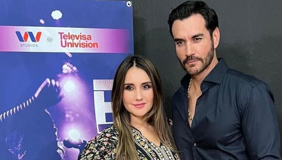 Dulce María y David Zepeda juntos en "Pienso en ti" (Foto: Dulce María/Instagram)