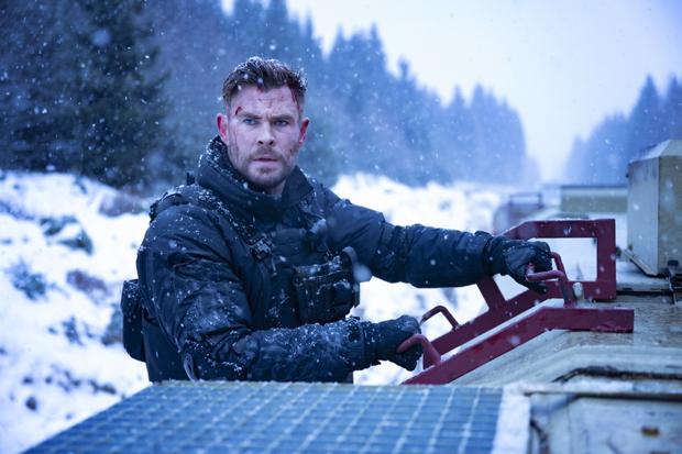 Chris Hemsworth returns as Tyler Rake in "Rescue Mission 2."  (Photo: Jason Boland/Netflix)