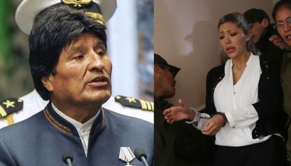 La justicia boliviana condenó este martes a diez años de cárcel a Gabriela Zapata, ex novia de Evo Morales. (Foto: AFP / AP)