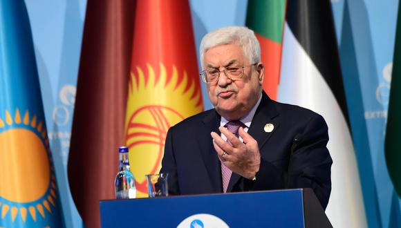 El presidente palestino Mahmoud Abbas. AFP