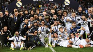 Real Madrid celebró así el título de la Supercopa en Cardiff