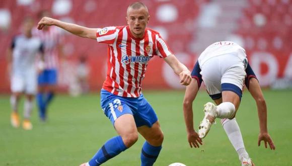 Kravets, de 24 años, lamentó no poder defender a Ucrania con sus propias manos. (Foto: Sporting Gijón)
