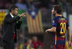 Luis Enrique: "Barcelona sin Lionel Messi ha dado un paso al frente"