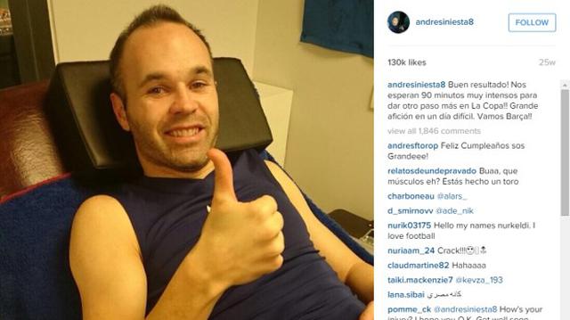 ¿Andrés Iniesta le quitó la cuenta de Instagram a su homónimo? - 1