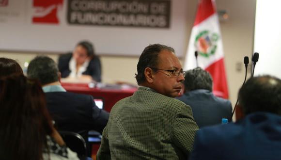 El Poder Judicial dispuso la detención preliminar del investigado Carlos García Alcázar, ex funcionario del MTC que habría ejecutado acuerdos ilícitos. (Foto: Juan Ponce/ El Comercio)