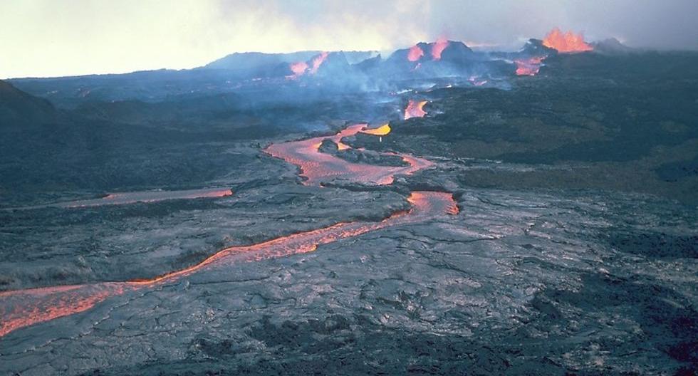 El volcán Mauna Loa entró en erupción entre el 24 de marzo y el 15 de abril de 1984. (Foto: United States Geological Survey)