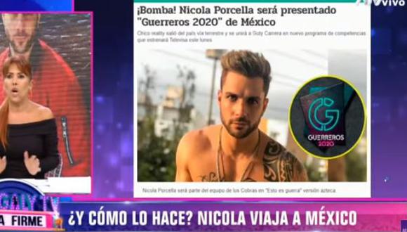 Magaly Medina se pronunció sobre el presunto viaje de Nicola Porcella a México. (Foto: captura de ATV)