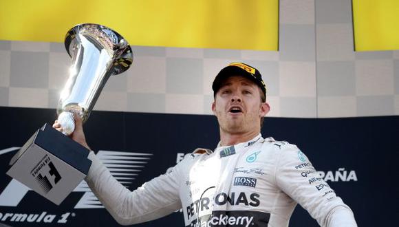 Nico Rosberg sum&oacute; 91 puntos en Campeonato Mundial de Pilotos y marcha segundo. (Foto: AFP)