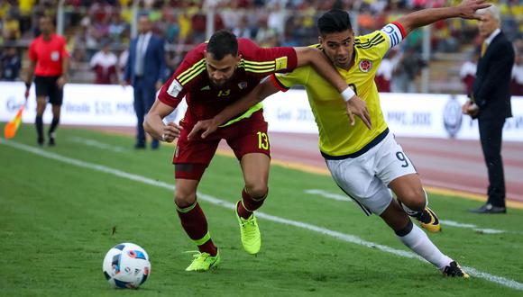 La selección Colombia no pasó del empate sin goles en su visita a Venezuela. En los minutos finales David Ospina salvó de la derrota al equipo cafetero. Foto: EFE
