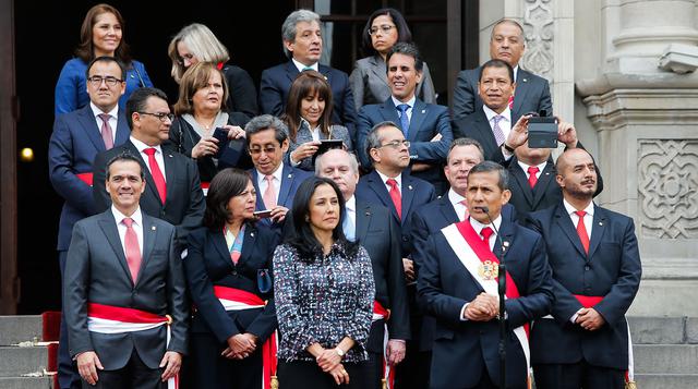 Historia de 'selfies' de ministros durante discurso de Humala - 6