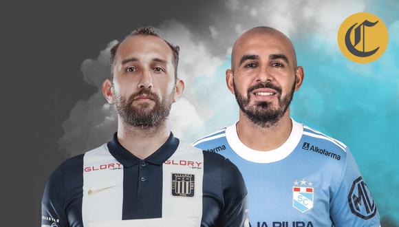 Alianza Lima vs. Cristal: Hernán Barcos y Marcos Riquelme fueron los hombres gol de ambos equipos en la Liga 1. (Foto: Edición propia).