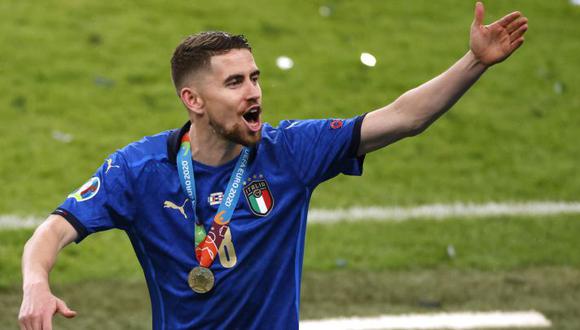 Jorginho fue una de las figuras de Italia en la Eurocopa 2021. (Foto: Reuters)