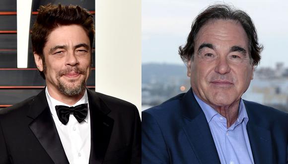 Benicio Del Toro y Oliver Stone