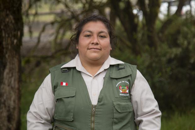 Sandra Ramos Valderrama, guardaparque del Parque Nacional del Manu. (Foto: Sernanp)