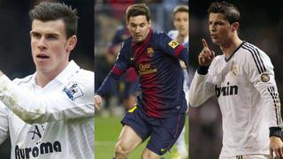 Messi, Bale y Cristiano Ronaldo son candidatos a mejor jugador en Europa