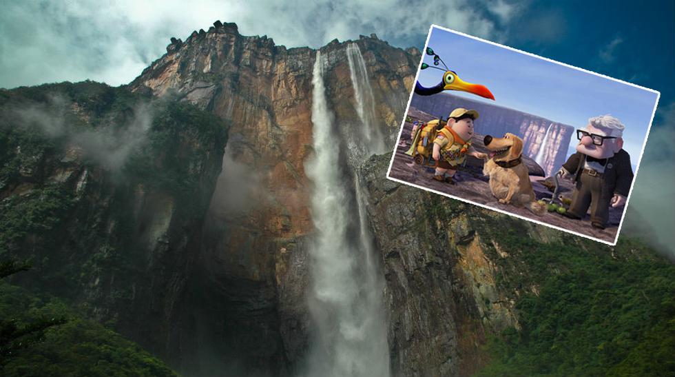 Las Cataratas del Para&iacute;so de &quot;Up&quot; se inspiraron en el Salto del &Aacute;ngel de Venezuela. (Foto: Flickr / ENT108)
