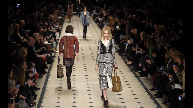 Burberry apuesta por estilo bohemio en Fashion Week de Londres - 10
